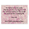 For God So Loved The World - cards by samack For God So Loved The World - cards