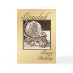 For Grandad, a traditional birthday card