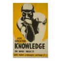 For Greater Knowledge - Visit your Local Library posters