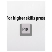 for higher skills press F 10 counter strike icon Custom Letterhead