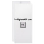 for higher skills press F 10 counter strike icon Custom Rack Cards