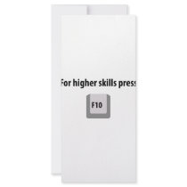 for higher skills press F 10 counter strike icon Custom Rack Cards
