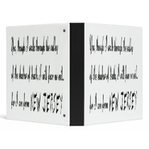 For I Am From New Jersey Binder