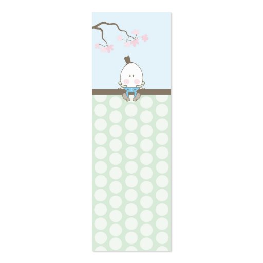 for_juhi - Humpty Dumpty Party Favor Tag Business Card (front side)