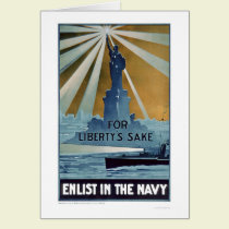 For Liberty's Sake, Enlist in the Navy (US02181A) cards