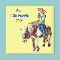 For little people only - fridge magnet