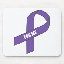 For Me (Purple Ribbon) Mouse Pads