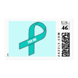 For Me (Teal Ribbon) Postage Stamp