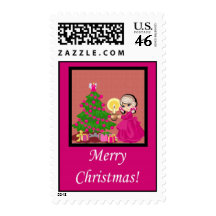 for mom pink ribbons stamps