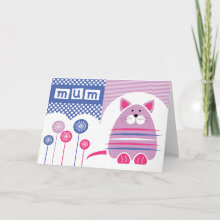 For Mum Card - Show your mum you care with this cute card.