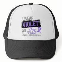 For My Boyfriend - Hodgkins Lymphoma Ribbon hats by cancerapparel For My Boyfriend - Hodgkins Lymphoma Ribbon hats