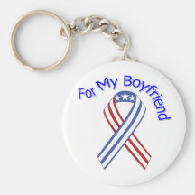 For My Boyfriend Military Patriotic Key Chains