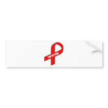 For My Dad (Red Ribbon) Bumper Sticker