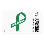 For My Daughter (Green Ribbon) Stamp