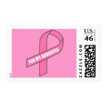 For My Daughter (Pink Ribbon) postage by HelpRaiseAwareness For My Daughter (Pink Ribbon) postage
