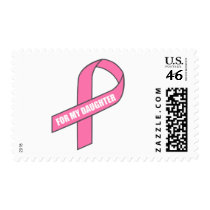 For My Daughter (Pink Ribbon) postage by HelpRaiseAwareness For My Daughter (Pink Ribbon) postage