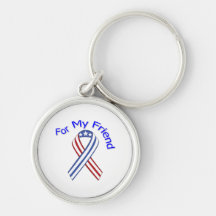For My Friend Military Patriotic Key Chains