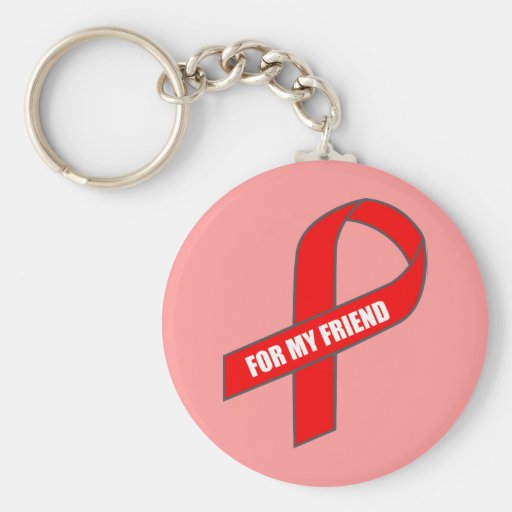 For My Friend (Red Ribbon) Key Chain