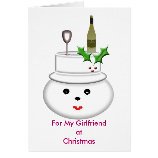 For My Girfriend at Christmas Card