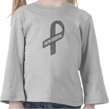 For My Grandson (Gray / Silver Awareness) Tee Shirt