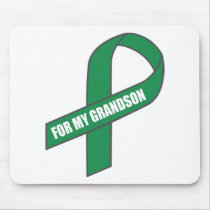 For My Grandson (Green Ribbon) Mouse Pads