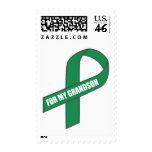 For My Grandson (Green Ribbon) Stamp