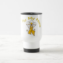 For My Hero Angel Ribbon Appendix Cancer Coffee Mug
