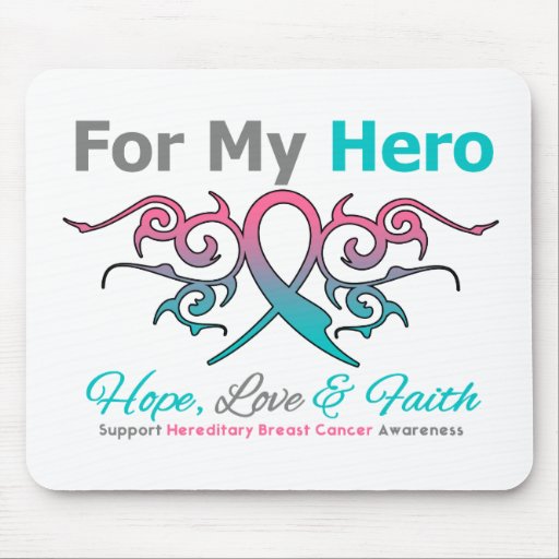 For My Hero Hope FaithTribal Ribbon Hereditary Bre Mouse Pads