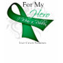 For My Hero I Wear a Ribbon Liver Cancer T Shirt