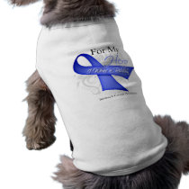 For My Hero I Wear a Ribbon Stomach Cancer Dog T-shirt