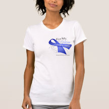 For My Hero I Wear a Ribbon Stomach Cancer Shirt