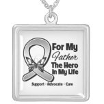 For My Hero My Father - Brain Cancer necklaces