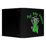 For My Hero Traumatic Brain Injury Vinyl Binder