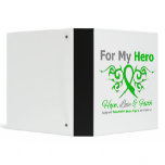 For My Hero Tribal Ribbon Traumatic Brain Injury Binder