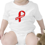 For My Husband (Red Ribbon) Romper