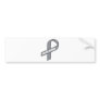 For My Nephew (Gray / Silver Awareness Ribbon) Bumper Sticker