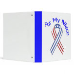 For My Niece Military Patriotic binders