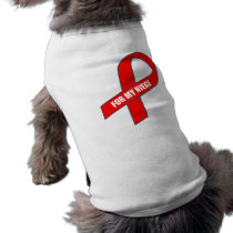 For My Niece (Red Ribbon) pet clothing by HelpRaiseAwareness For My Niece (Red Ribbon) pet clothing