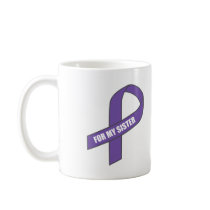 For My Sister (Purple Ribbon) Mugs