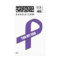 For My Son (Purple Ribbon) Postage