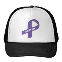 For My Son (Purple Ribbon) Trucker Hats