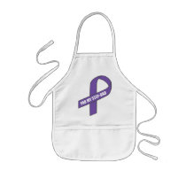 For My Step-Dad (Purple Ribbon) aprons by HelpRaiseAwareness For My Step-Dad (Purple Ribbon) aprons