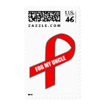 For My Uncle (Red Ribbon) postage