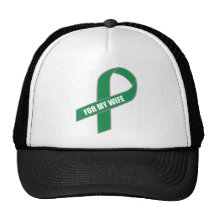 For My Wife (Green Ribbon) Trucker Hat