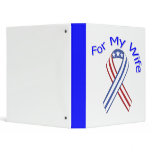 For My Wife Military Patriotic binders