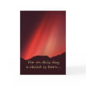 For on this day a child is born... card