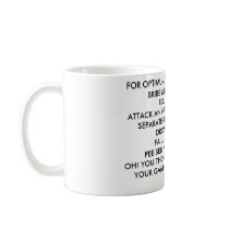 FOR OPTIMUM GAMING EXPERIENCE:BRIBE & FLATTER T... COFFEE MUGS