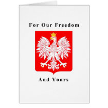 For Our Freedom And Yours cards by Polonia For Our Freedom And Yours cards