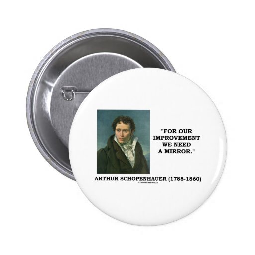 For Our Improvement We Need A Mirror Quote Pinback Buttons