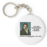 For Our Improvement We Need A Mirror Quote Key Chain